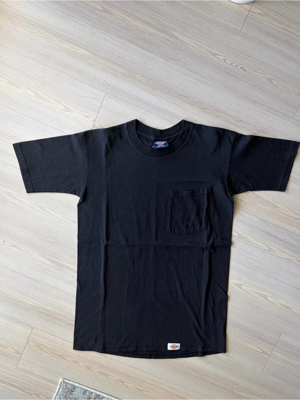 BLACK DICKIES WORKWEAR POCKET TEE